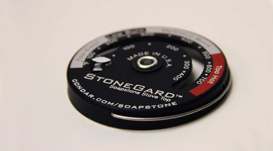 Condar stonegard soapstone stove top magnetic thermometer