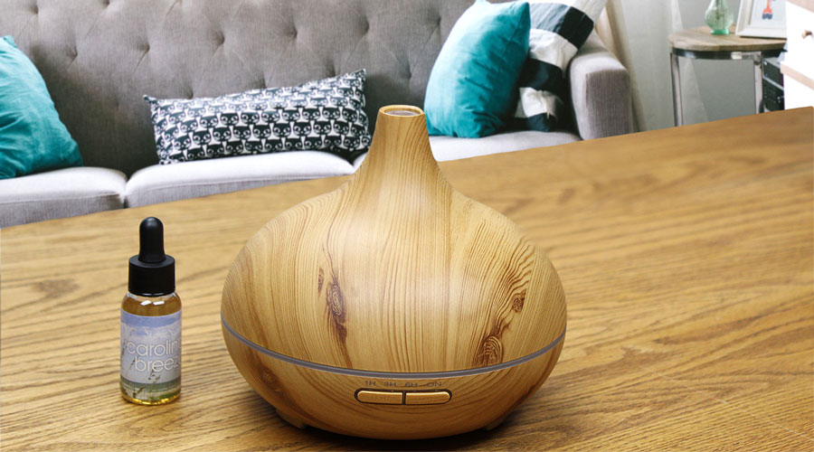 Condar Carolina Breeze and diffuser in living room.